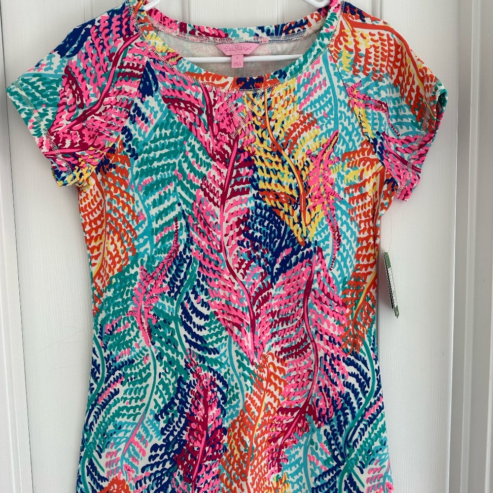 NWT Lilly Pulitzer Sanibel Dress - Cameo Electric Feel - Size S - New with Tags